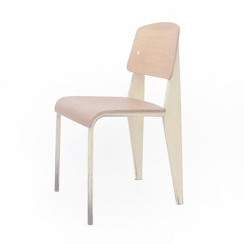 Jean Prouvé Standard chair 305 Ivory