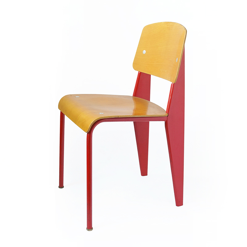 Jean Prouvé Standard chair 305 Red